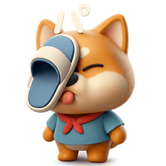 Shiba Inu Bulat (Apang) Tanpa Teks 2