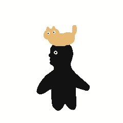 壓抑男子和貓咪