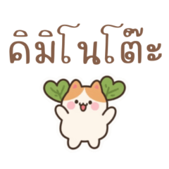 Chubby Riceball Cat