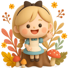 【３D】アリスちゃん・秋