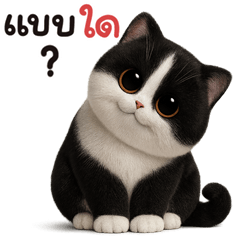 แมววัว อ้วน