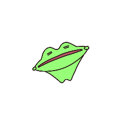 Staring Eyes Frog Mini Sticker