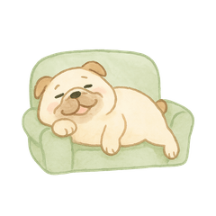 だらけた〜ブルドッグ