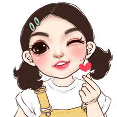 Chilly cute girl no text