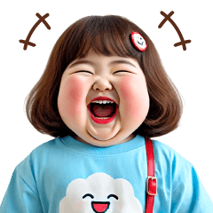 Chubby Girl Funny face150(MINI)