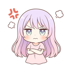 Lunaのぷんぷんスタンプ