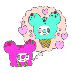 ice cream in love (raspberry)
