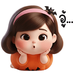 MALEE LITTLE GIRL IN HALLOWEEN