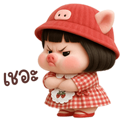 Little Pig in Sweet outfit 14