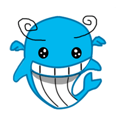 Talking space whale