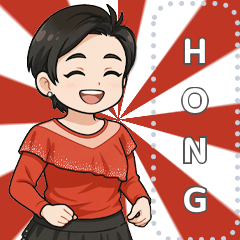 Sticker Hong