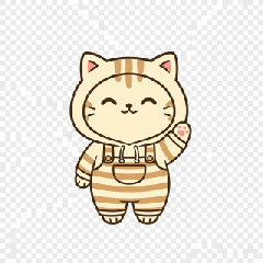 Expressive Munchkin Cat Stickers.