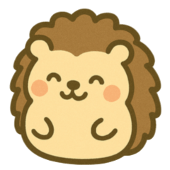 <Mochipuku Hedgehog> Kawaii Stickers