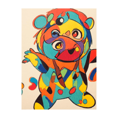 色鉛筆アートからできたａｌ