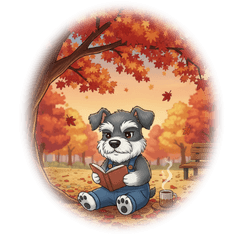 秋のシュナウザー