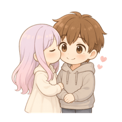 ちびキャラLunaと彼氏