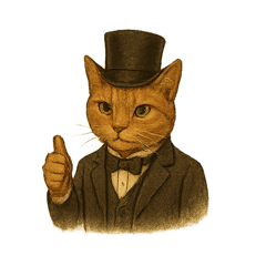 Gentleman's tiger cat