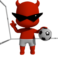 Red Devil : Playing Football