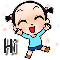 (English)Bubu, a cute little girl