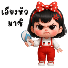 Mellow cute girl (Big Stickers)