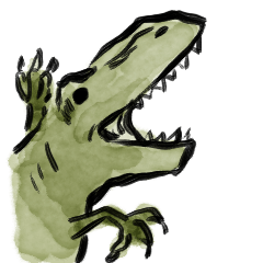 Dinosaur version of Choju Giga