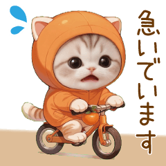 スコティッシュ猫 みかん服 ネガティブ敬語