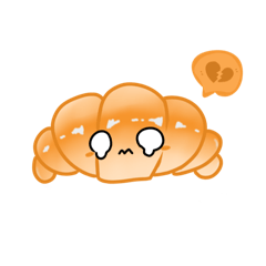 非常情緒的牛角麵包！