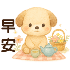 可愛狗 ❤️ 實用問候❤️