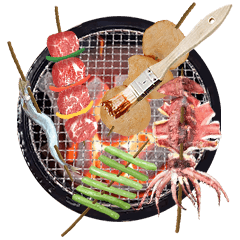 バーベキュー無言バージョン