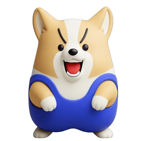 Big Moves 3D Fierce Corgi