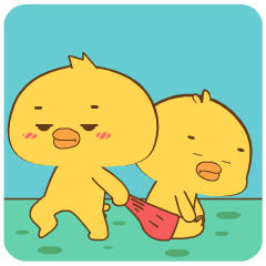 Adorable Duck 6 : Pop-up stickers