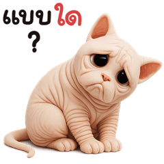 แมวสฟิงซ์ อ้วน