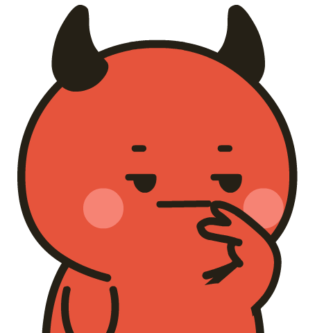 Cute Red Devil 3 : Pop-up stickers