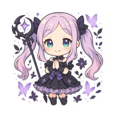 ゴシック魔法少女Lunaのスタンプ