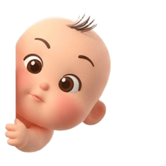 可愛いい3D赤ちゃん