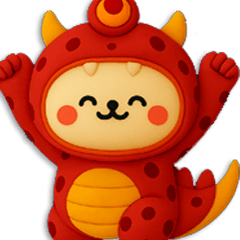 Feel the autumn with the monster costume