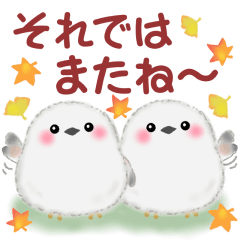 シマエナガさん♡秋