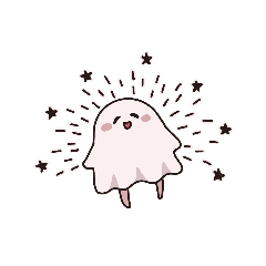 Tiny Ghost Stickers