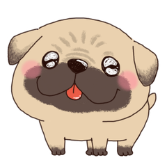 Dog dog Sticker mini