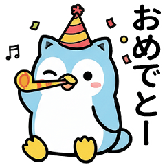 Cat Penguin Stickers