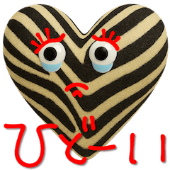 motto's Heart Stickers -ver.1