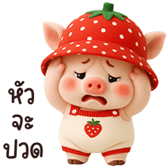 เจ้าหมูน้อยชุดหวานแหวว 17