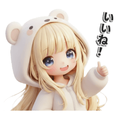 ぷっくりしろくま女子の日常