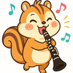 Squirrel the Clarinetist