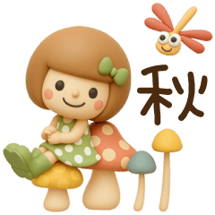 3D mameko's sticker 02