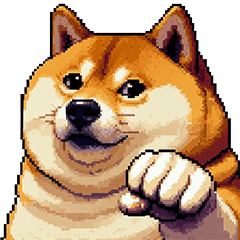 熱血系の太っちょ柴犬