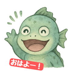 Surreal & Cute Fishman Stickers