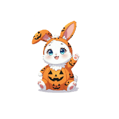 A Pumpkin Rabbit
