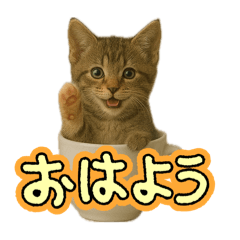 猫　カップ