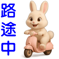 可愛白兔-- 日常實用貼圖